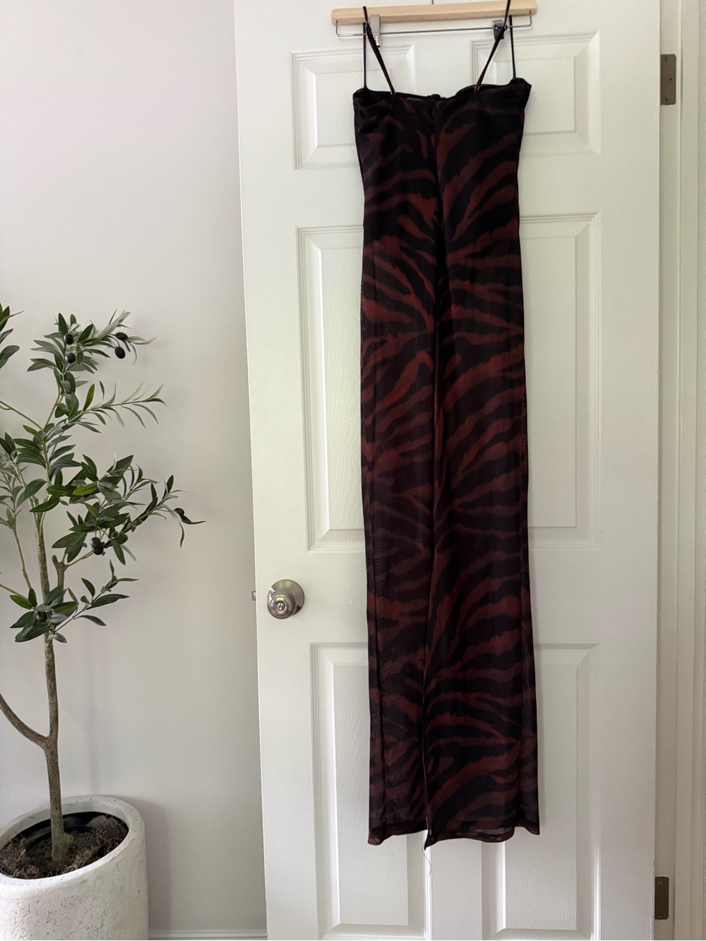 Dream Of Me Maxi Dress Amber Zebra - Picture 6 of 8